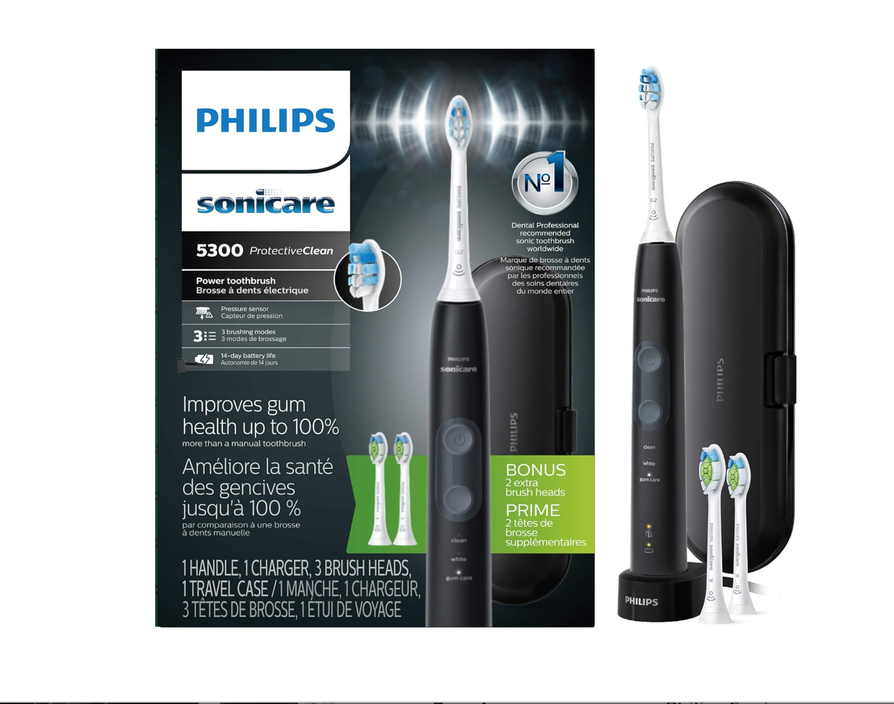 Philips Sonicare ProtectiveClean 5300 Rechargeable Electric Toothbrush