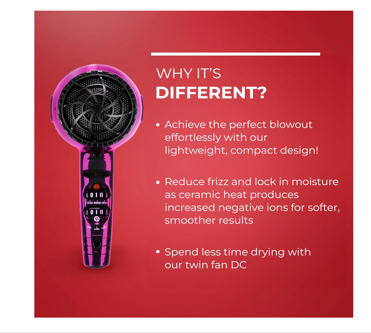 FHI HEAT Platform Nano Lite Pro 1900 Hair Dryer