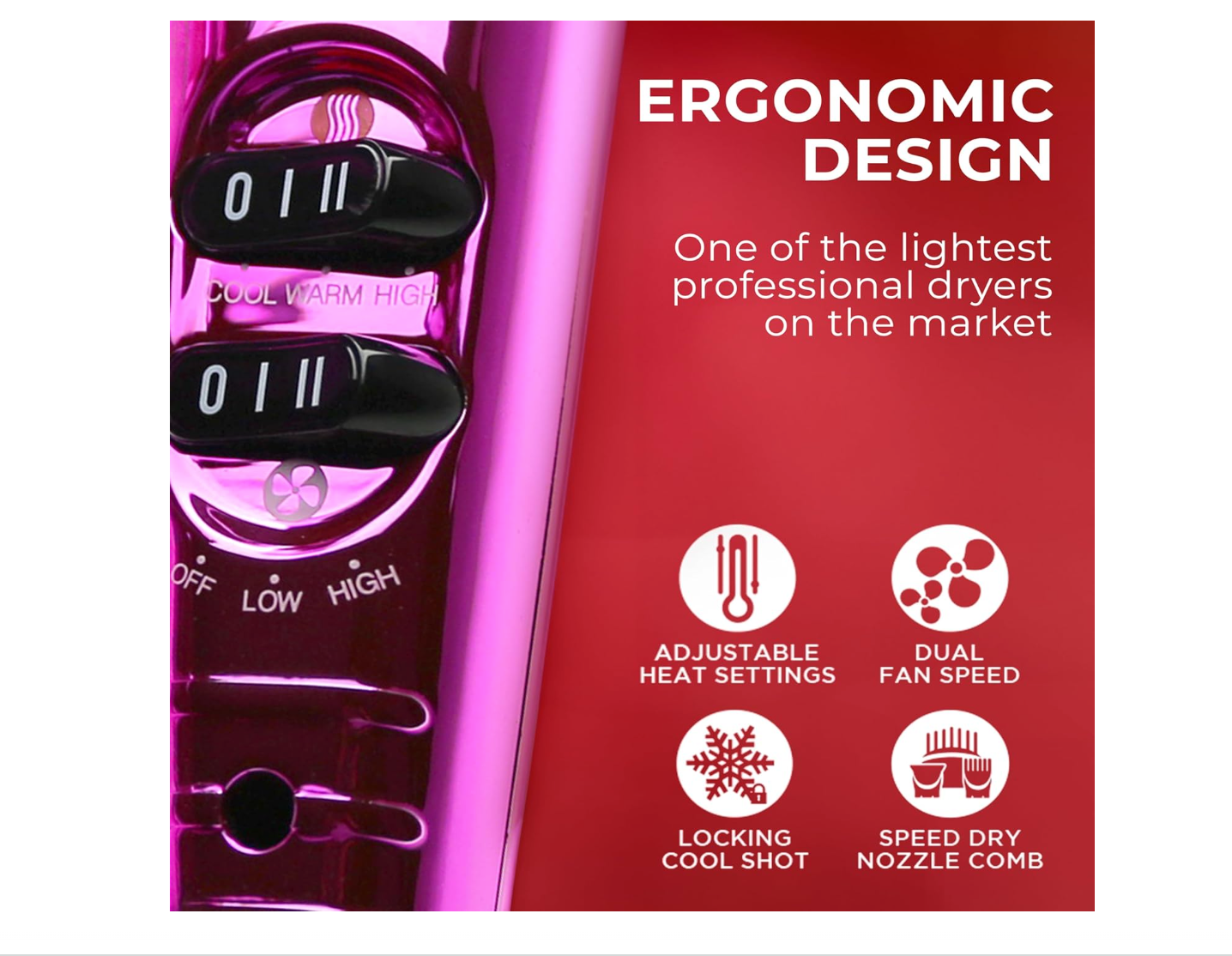 FHI HEAT Platform Nano Lite Pro 1900 Hair Dryer